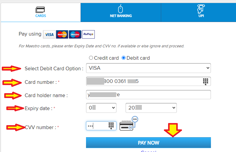 Card payment 2